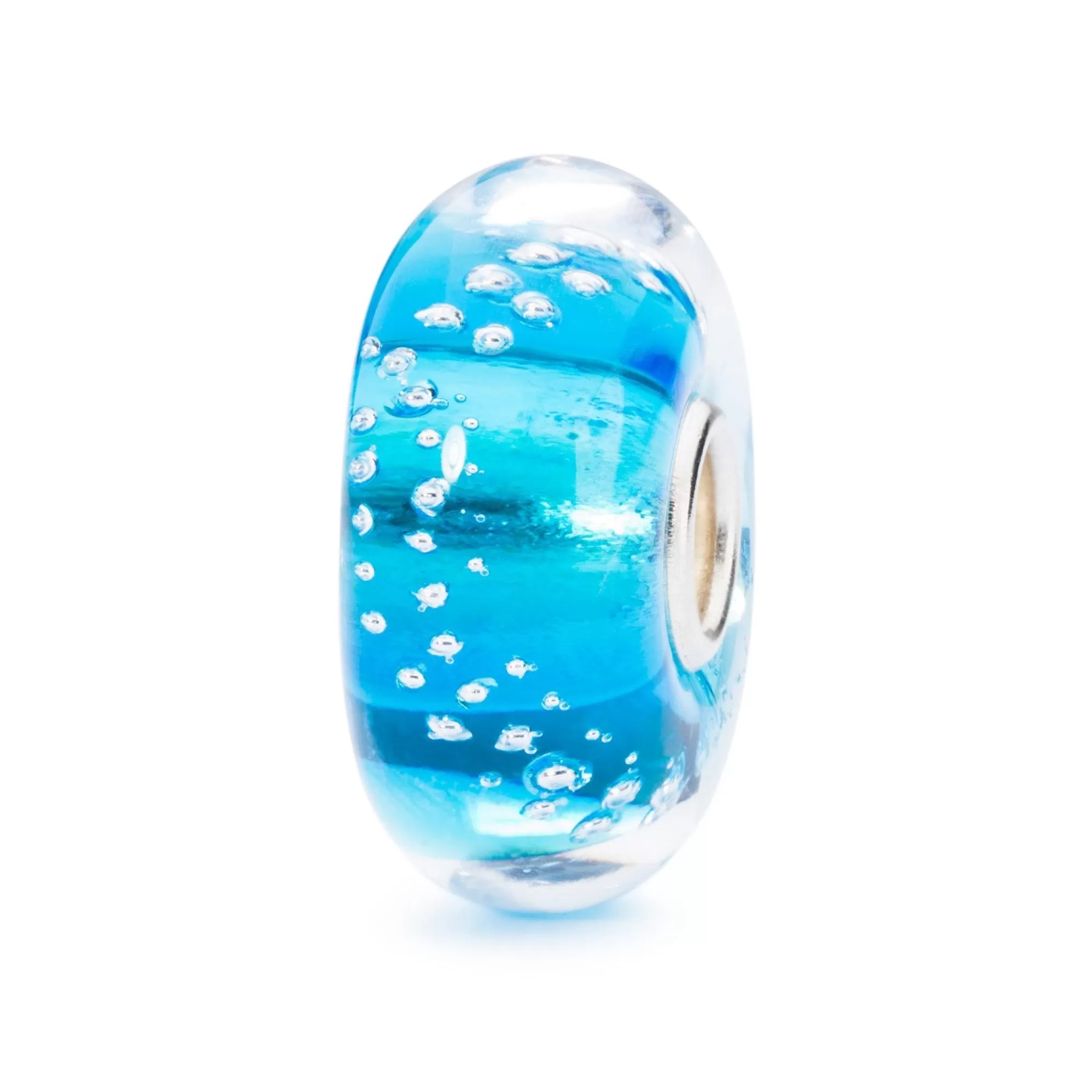 Fashion Trollbeads Silver Trace, Turquoise Bead