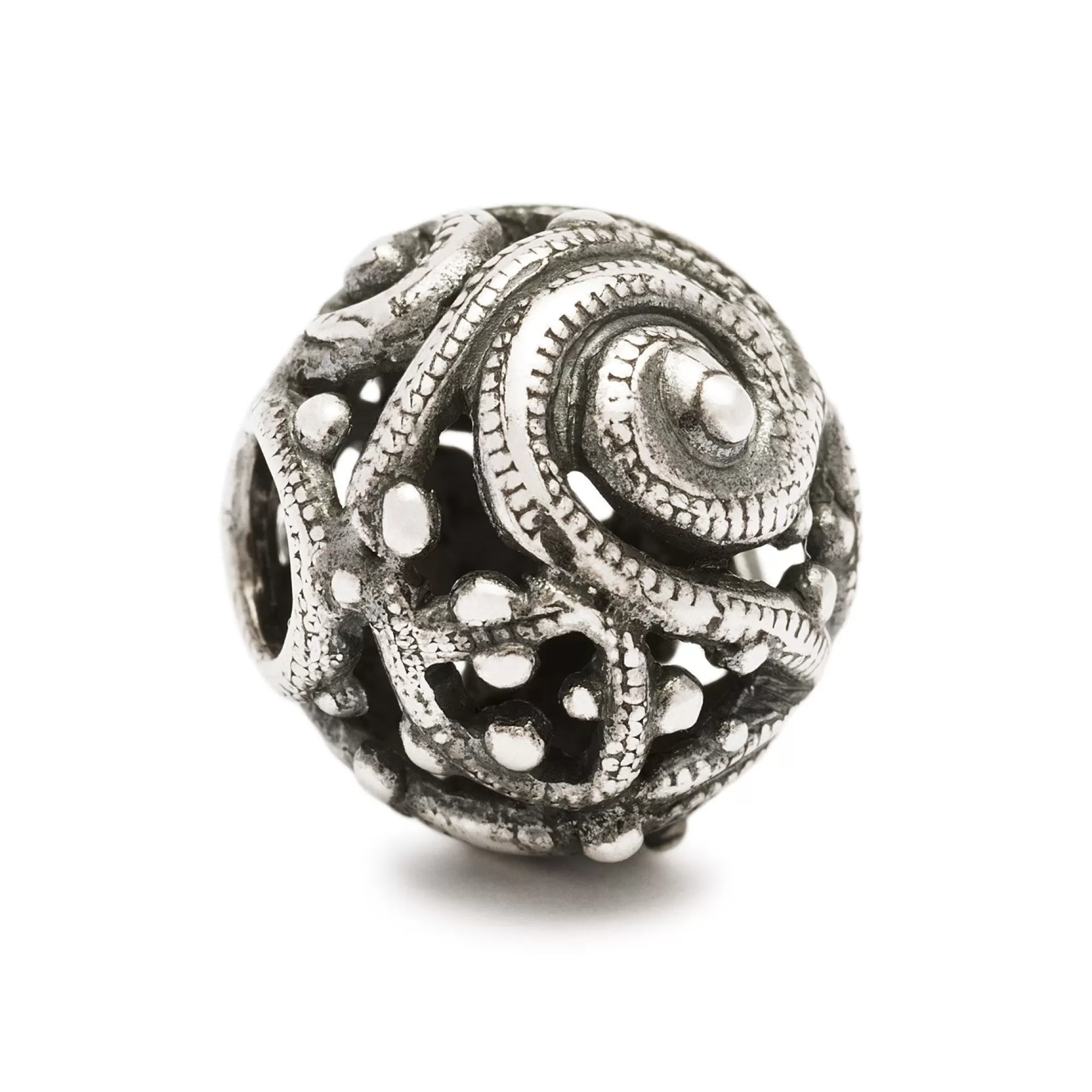 Flash Sale Trollbeads Silver Whorl Bead