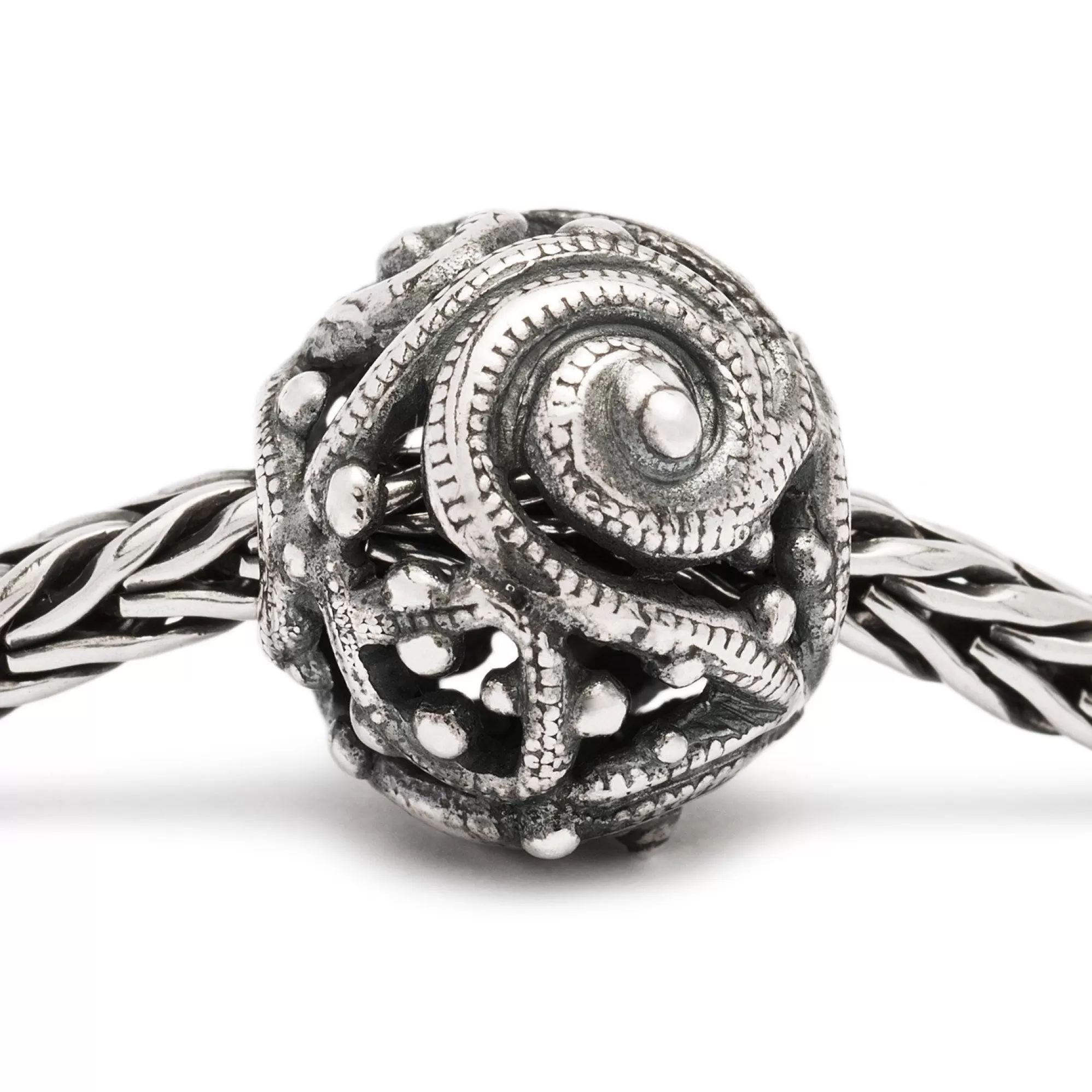 Flash Sale Trollbeads Silver Whorl Bead