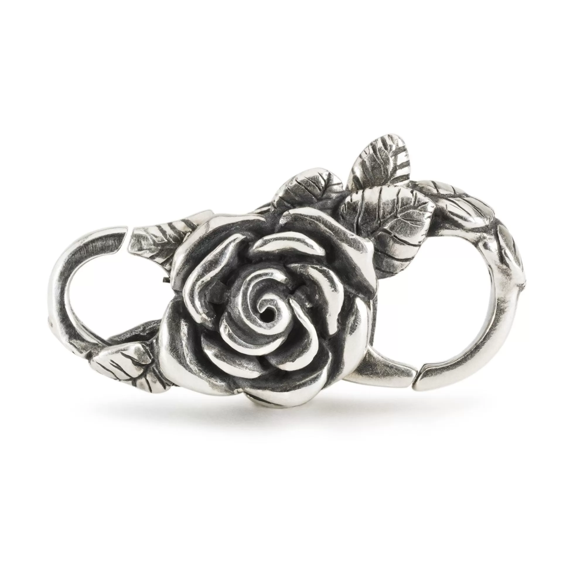 Cheap Trollbeads Sterling Silver Bracelet With Rose Lock