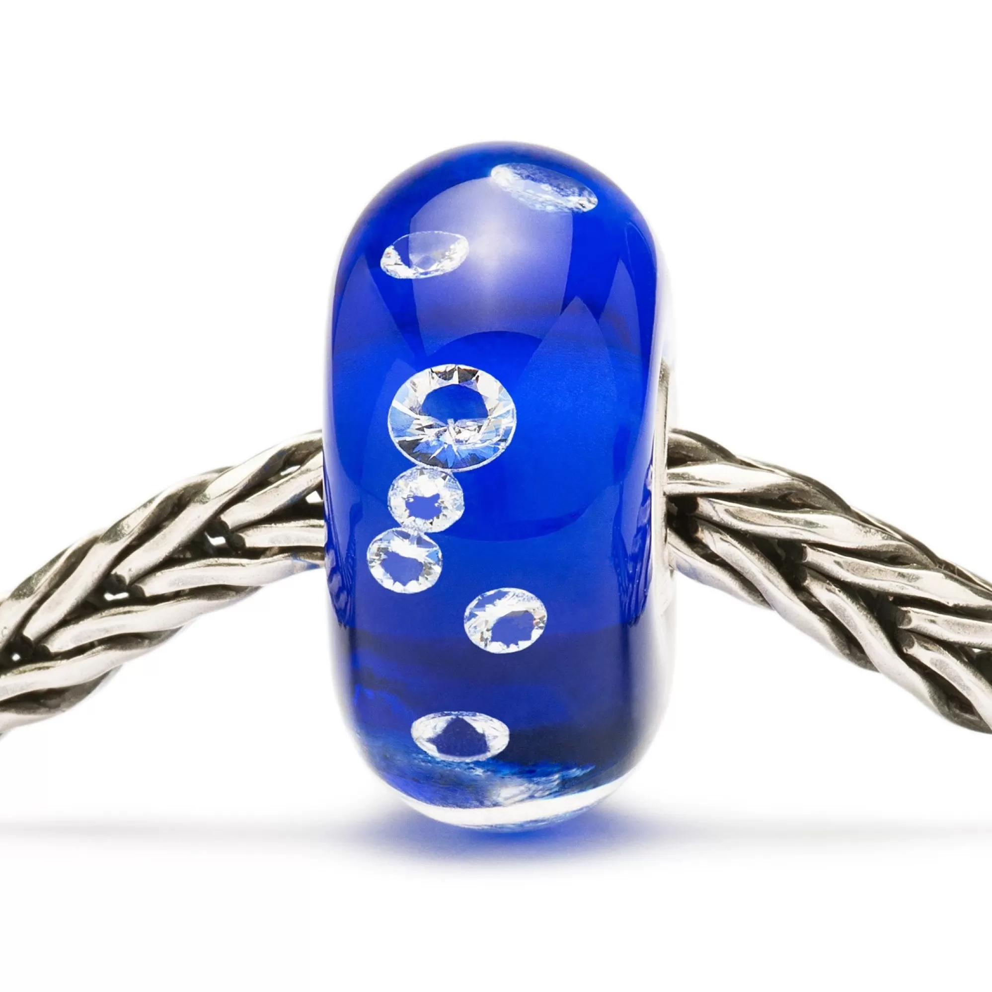 New Trollbeads The Diamond Bead, Blue