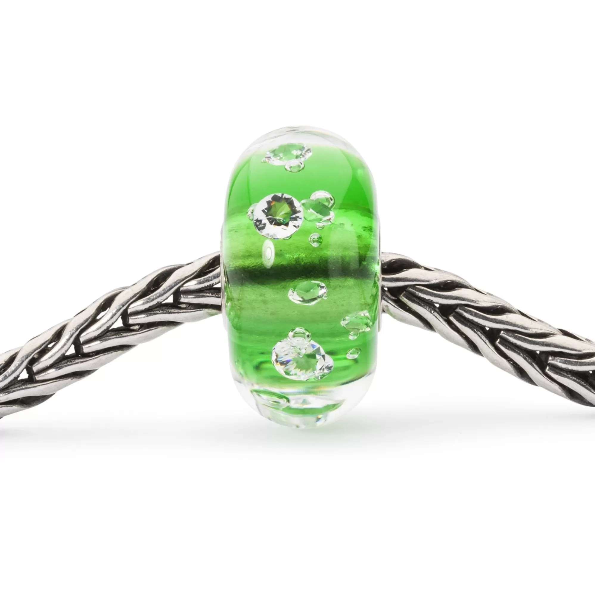 Best Sale Trollbeads The Diamond Bead, Emerald Green