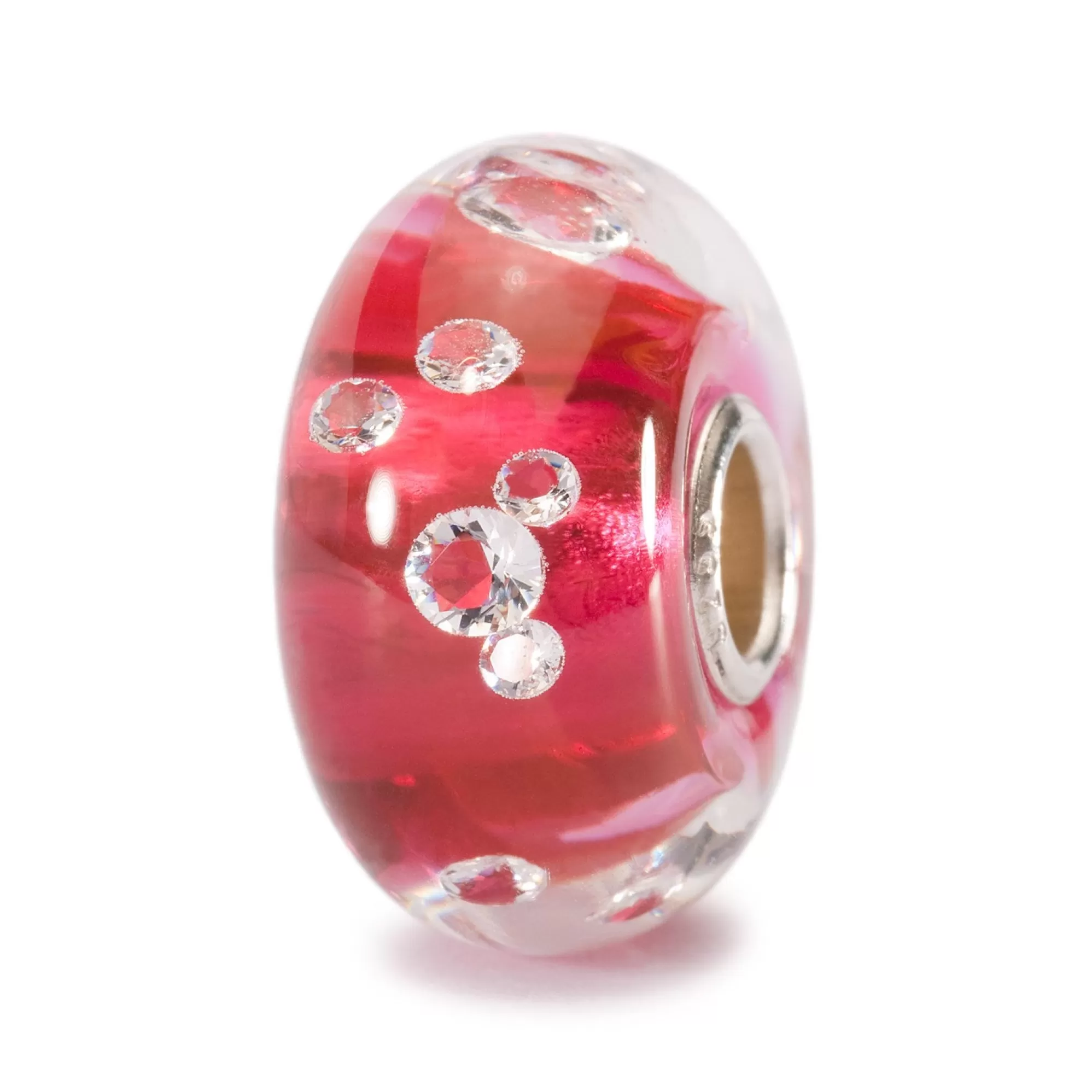 Shop Trollbeads The Diamond Bead, Pink