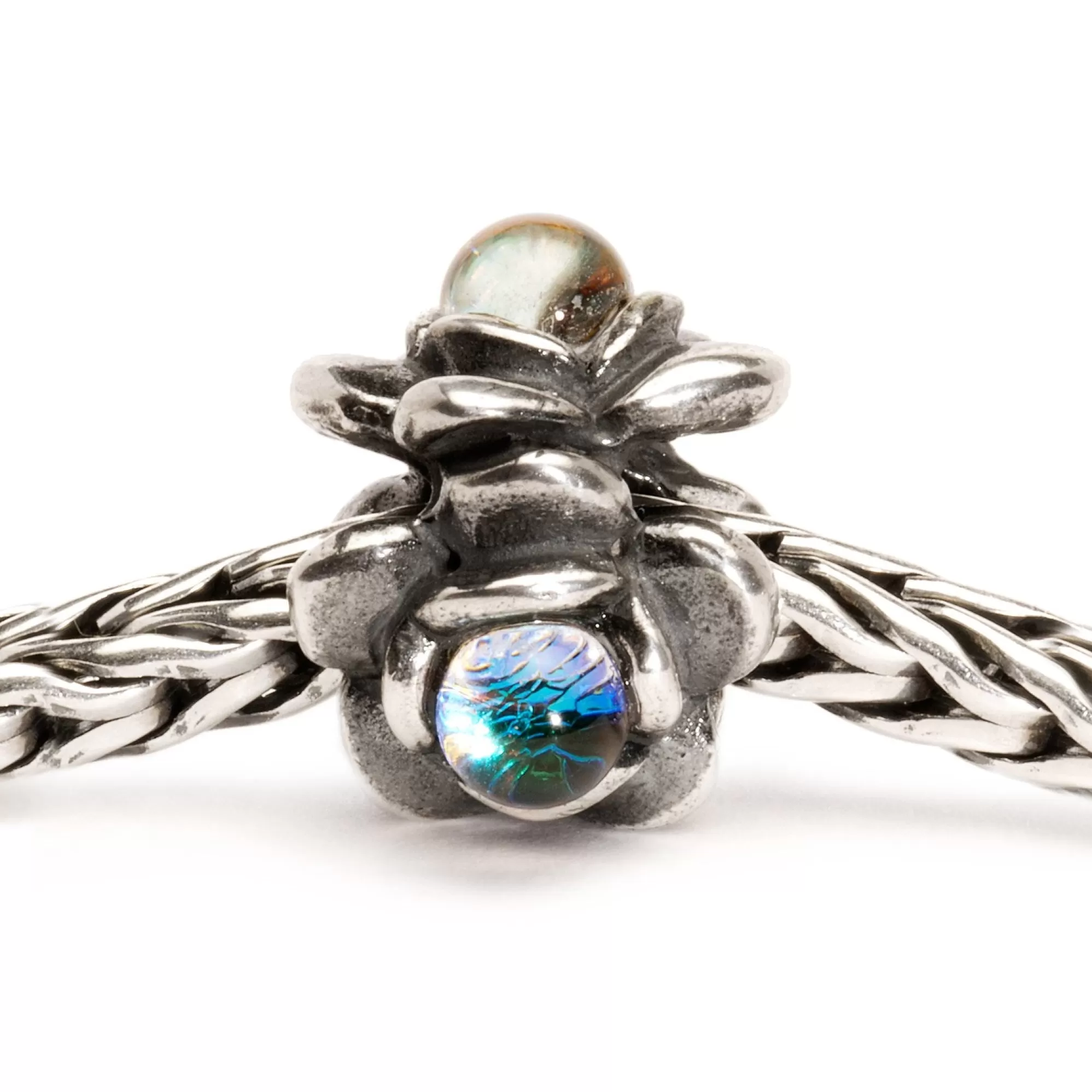 Online Trollbeads Three Flowers Bead