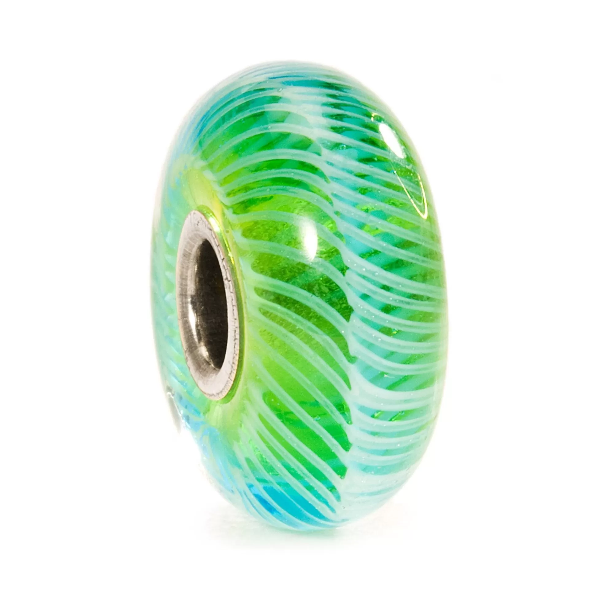 Cheap Trollbeads Turquoise Feather Bead