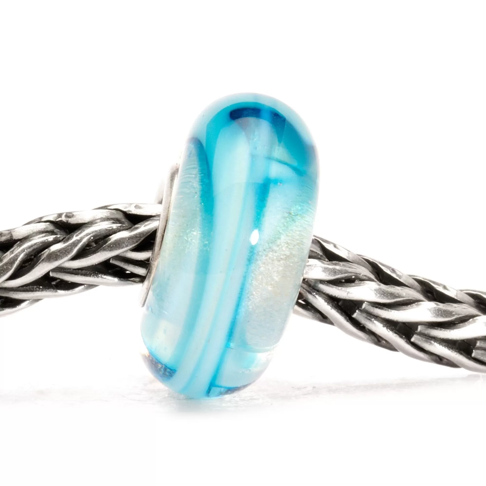 Cheap Trollbeads Turquoise Ribbon Bead