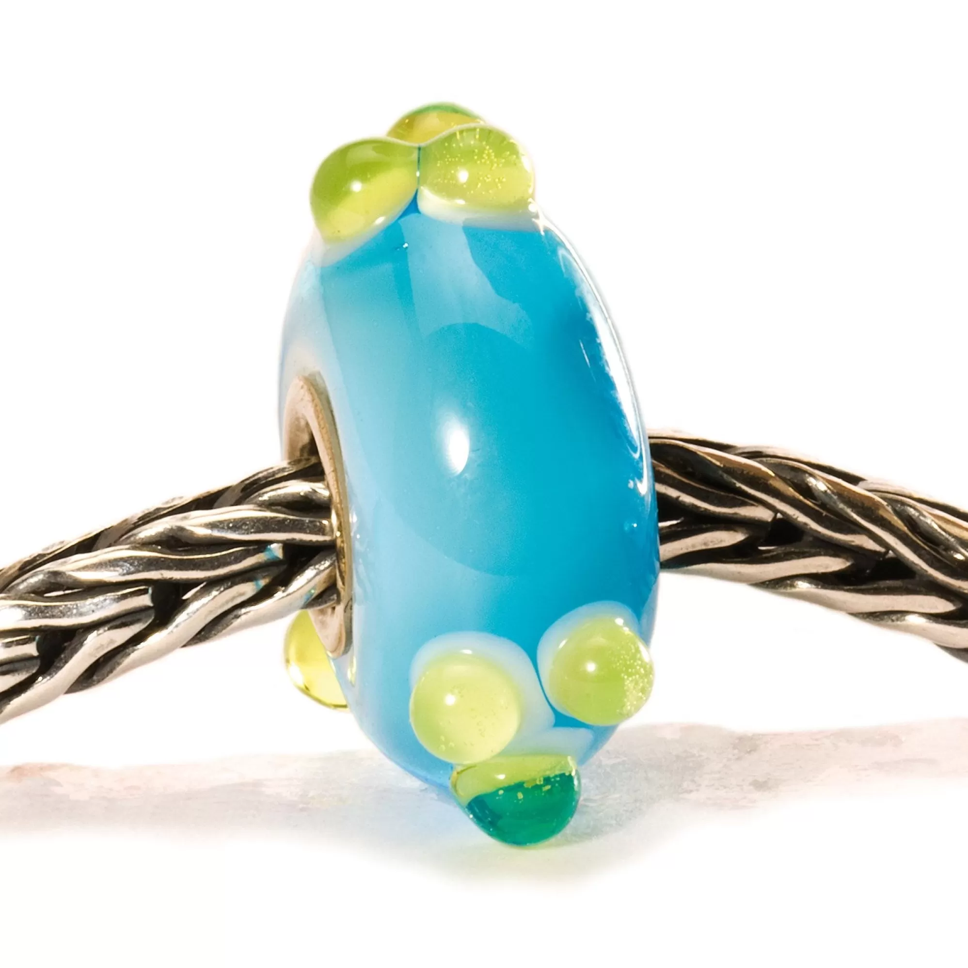 Discount Trollbeads Turquoise/Green Spring Bud Bead