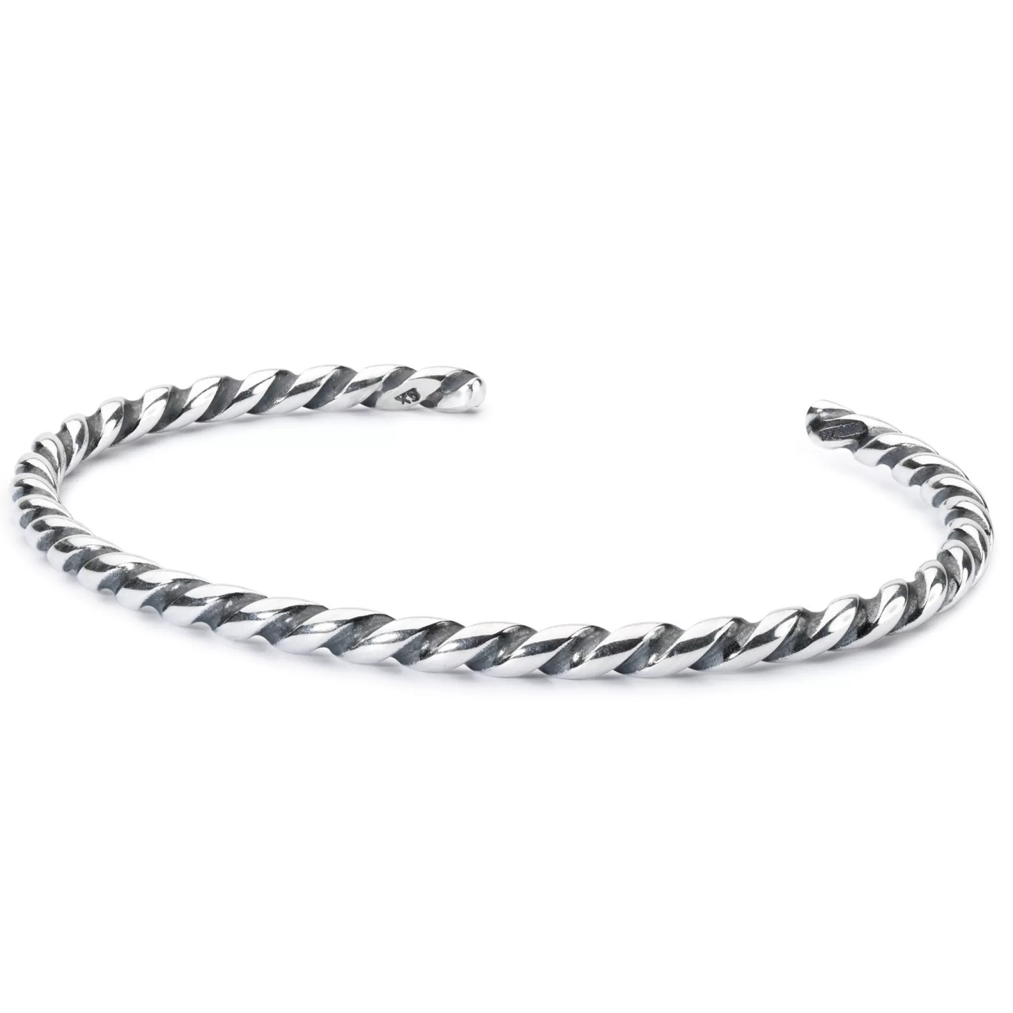 Best Trollbeads Twisted Silver Bangle