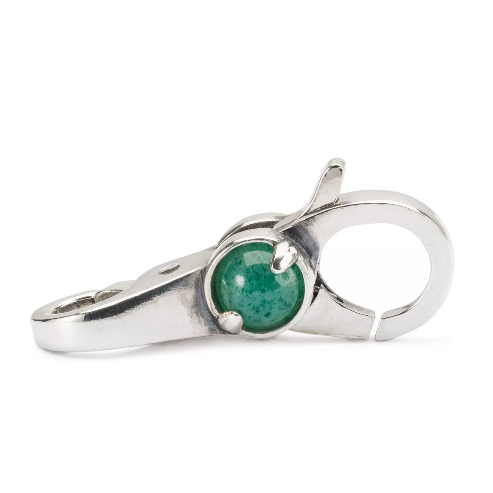 Clearance Trollbeads White & Green Clasp