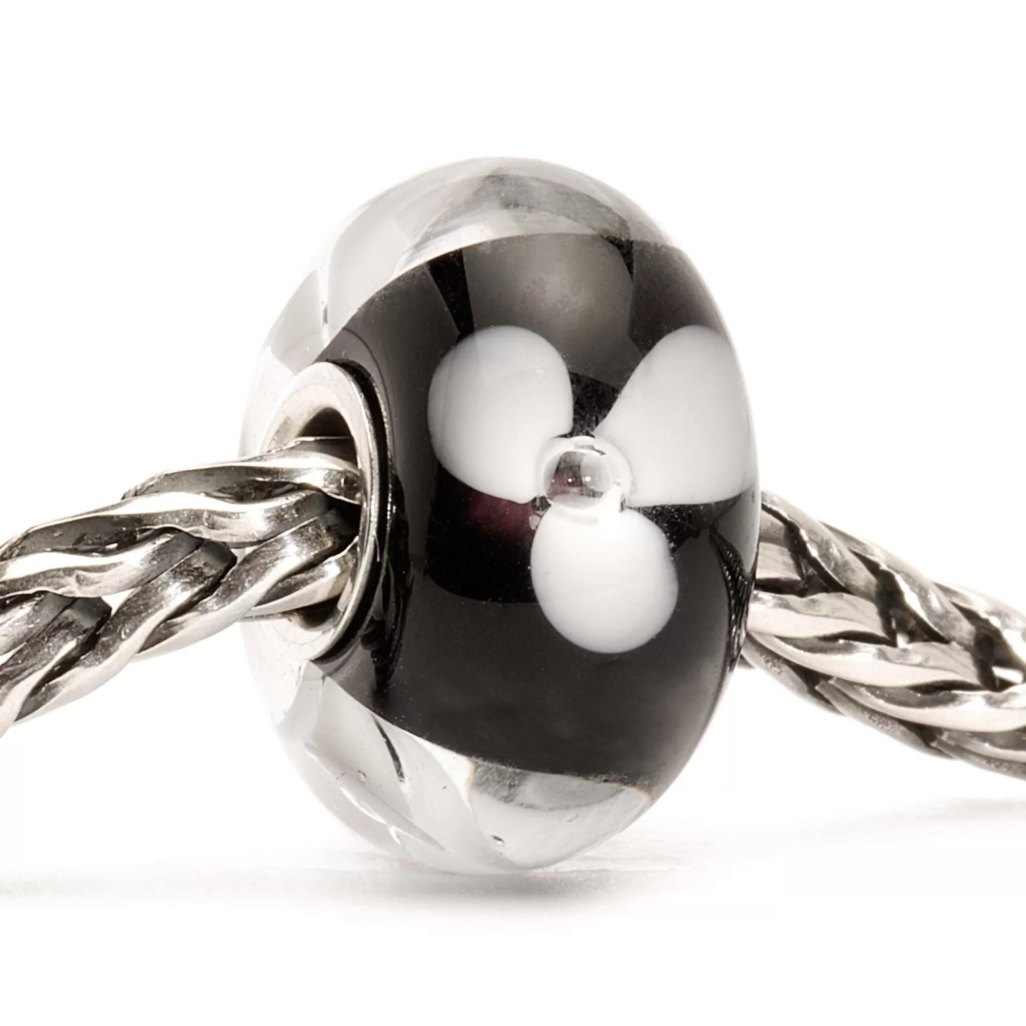 Cheap Trollbeads White Flower Bead