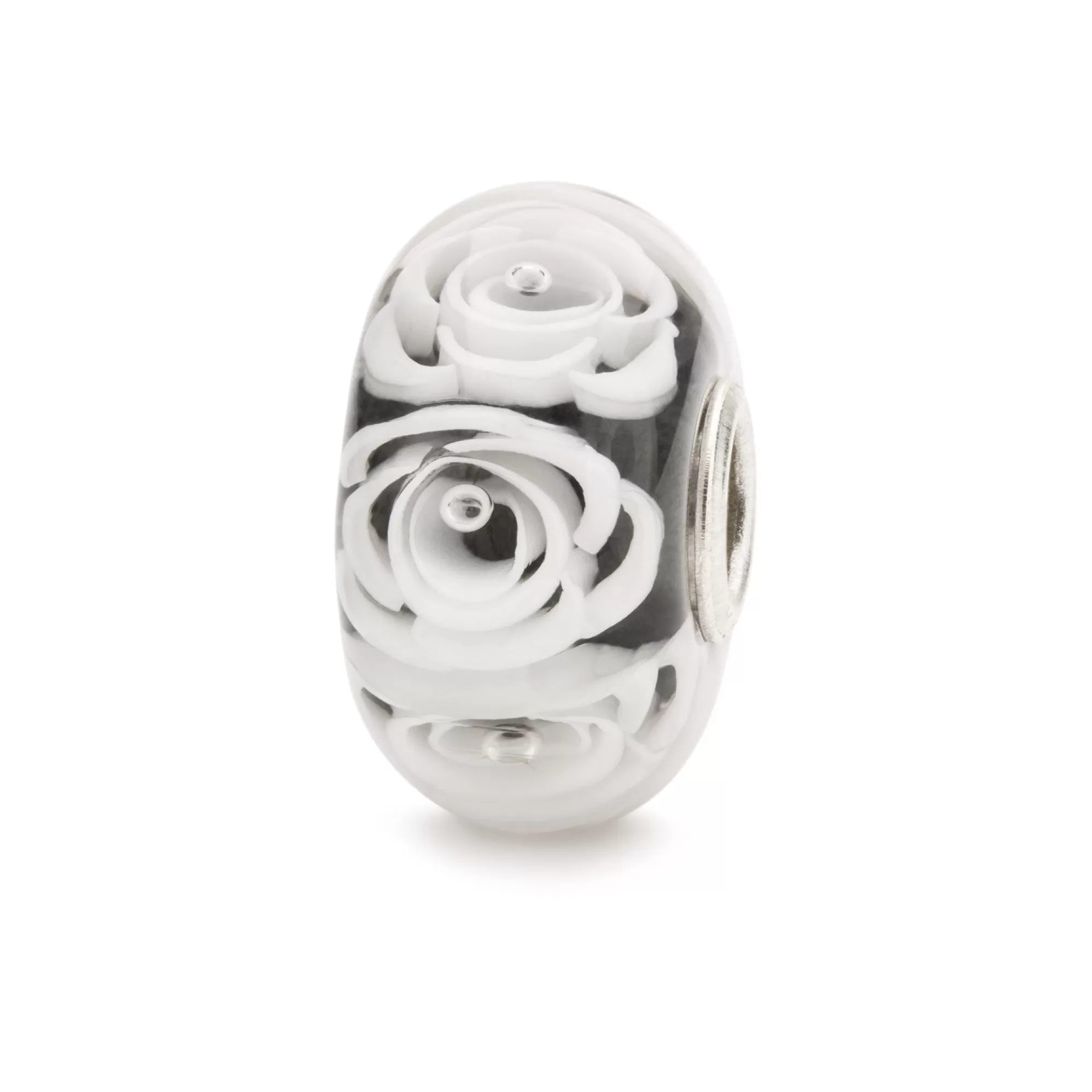 Best Trollbeads White Roses Bead