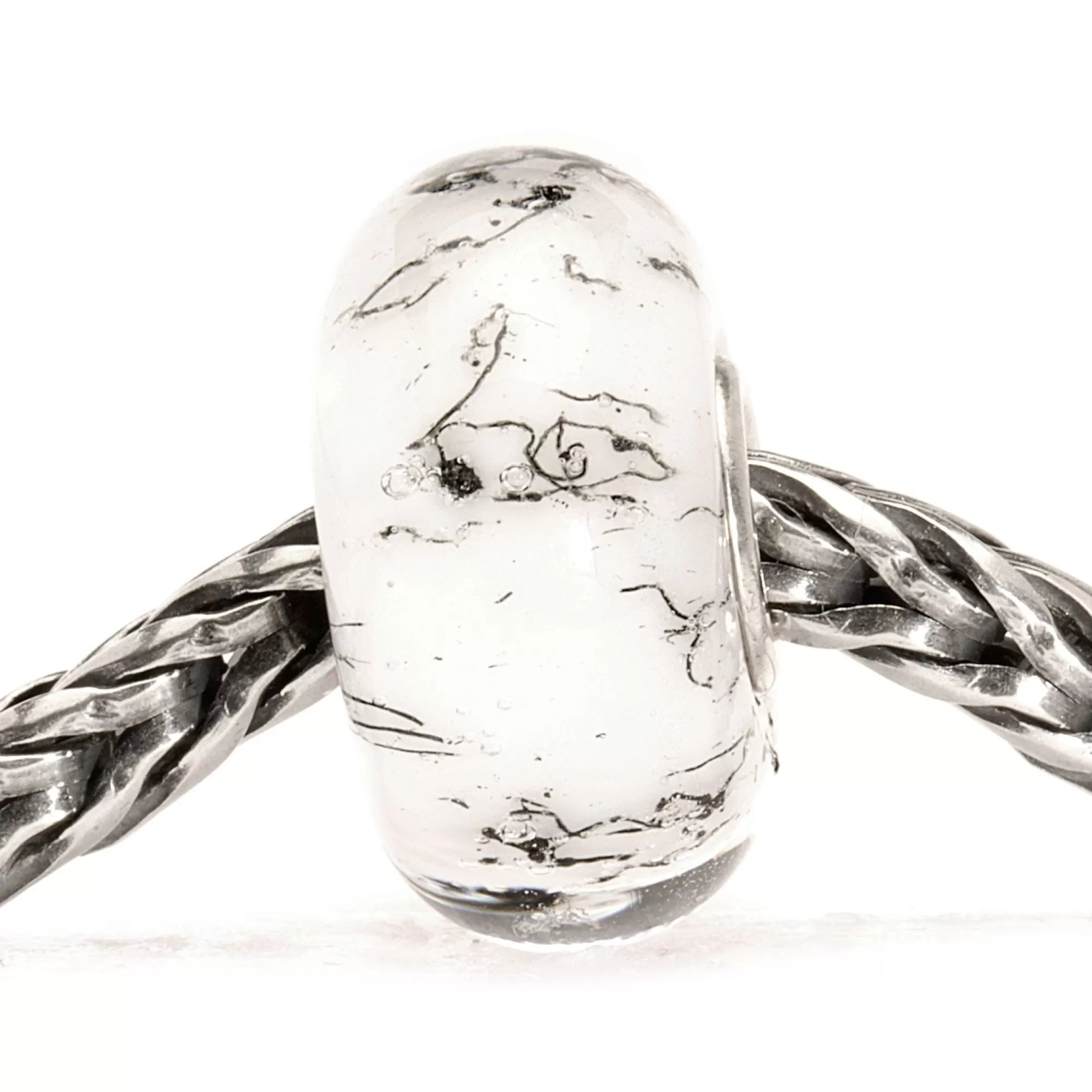 Hot Trollbeads White Steel Bead