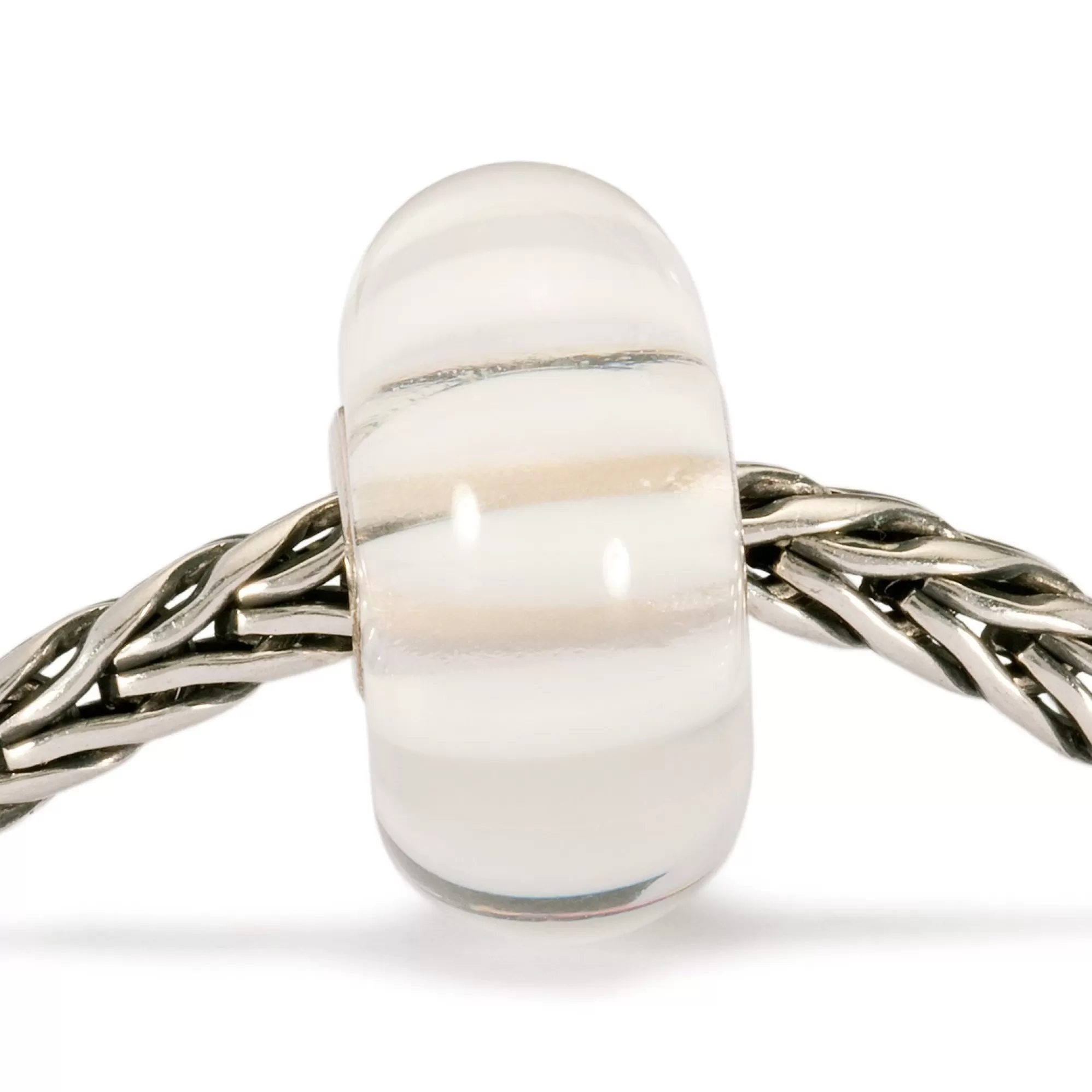 Best Trollbeads White Stripe Bead