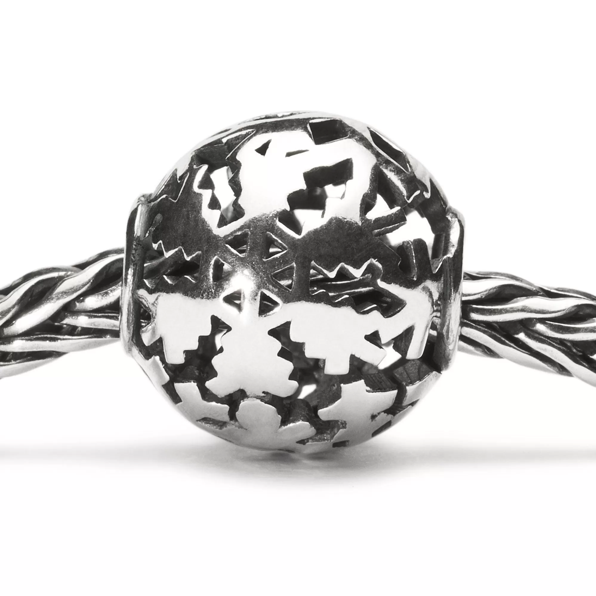 Flash Sale Trollbeads Winter Snow Bead