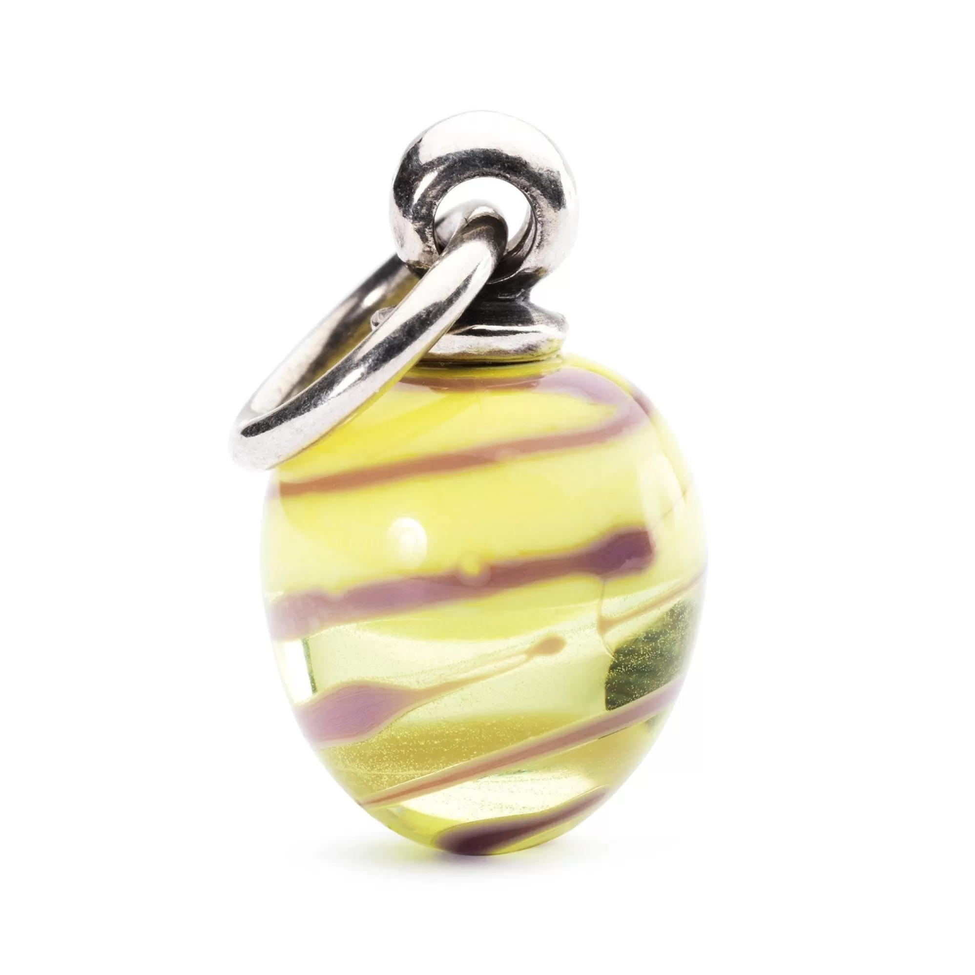 Clearance Trollbeads Yellow Twirl Tassel Bead